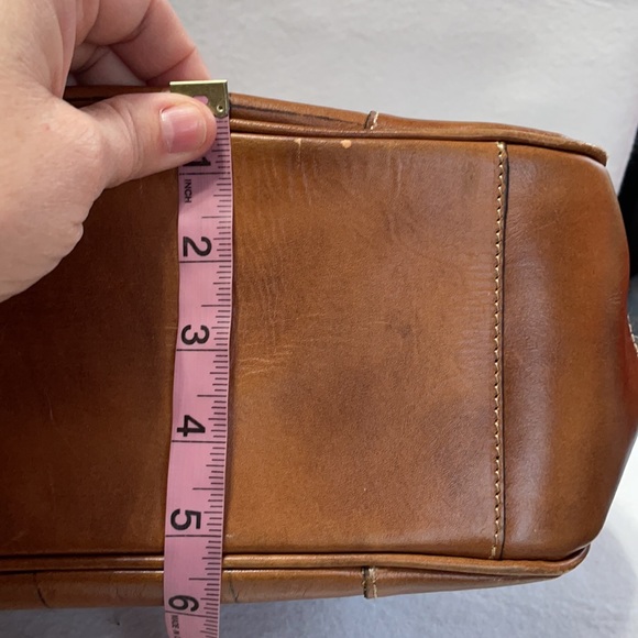 Vintage Patricia Nash brown leather shoulder bag - Picture 13 of 17